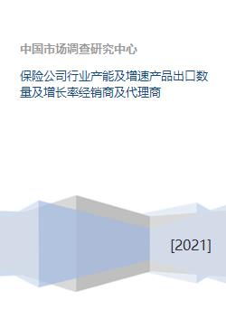 保險公司行業(yè)產(chǎn)能、產(chǎn)品出口與代理業(yè)務發(fā)展分析